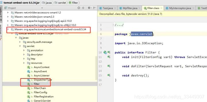 Java中過濾器 (Filter) 和 攔截器 (Interceptor)的使用