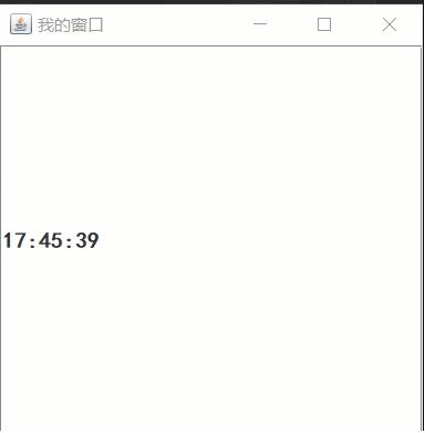 Java線程實(shí)現(xiàn)時(shí)間動(dòng)態(tài)顯示