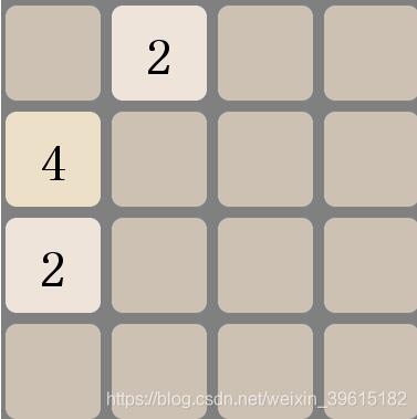 java實現2048小游戲