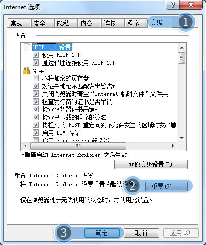 win7IE出現問題一打開就自動關閉了怎么回事？解決方法說明