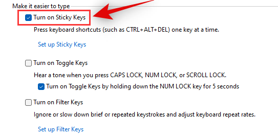 Windows11鍵盤快捷鍵開關設置方法介紹