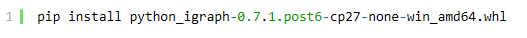 Windows7 64位環境下Python-igraph環境配置的方法