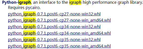Windows7 64位環境下Python-igraph環境配置的方法