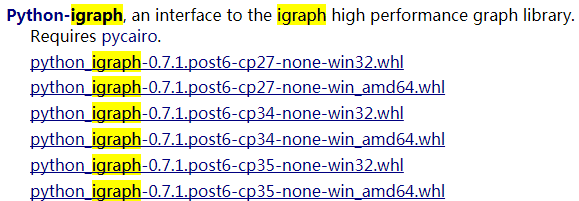 Windows7 64位環境下Python-igraph環境配置的方法