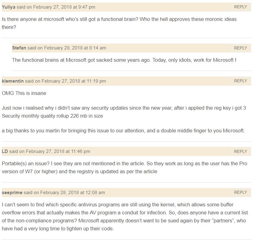 若不裝相兼容殺毒軟件Windows7電腦將不會(huì)收到安全更新？