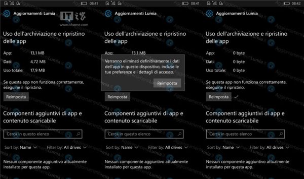 Win10Mobile創(chuàng)造者更新全新功能曝光 重置應(yīng)用！
