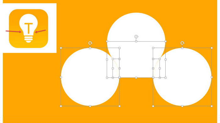 PPT繪制燈泡圖標(biāo)操作過(guò)程