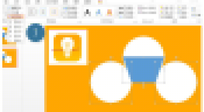 PPT繪制燈泡圖標(biāo)操作過(guò)程