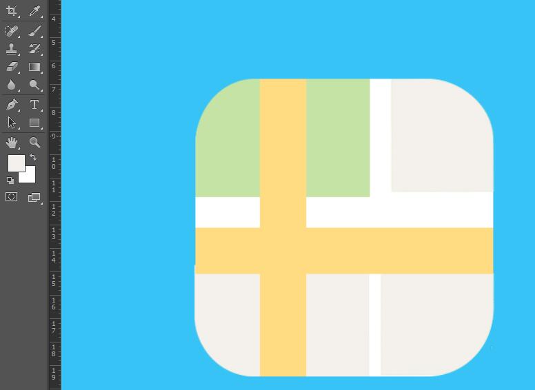 ps制作高德地圖圖標(biāo)的操作過程