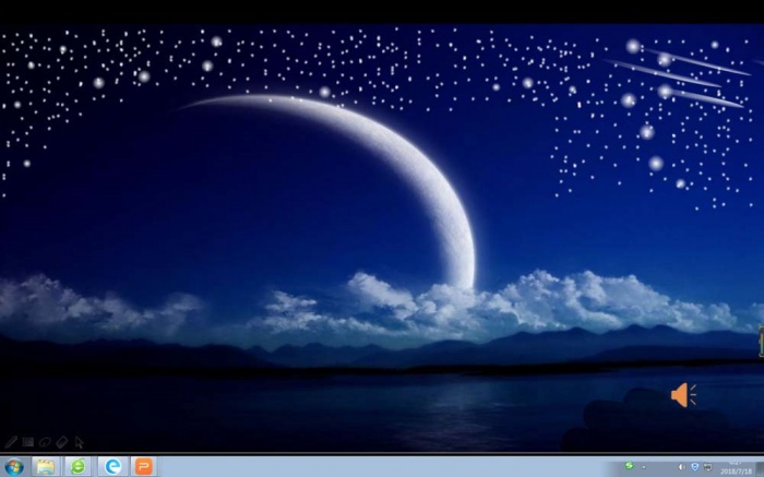 PPT打造流星劃過夜空墜落動畫的操作步驟