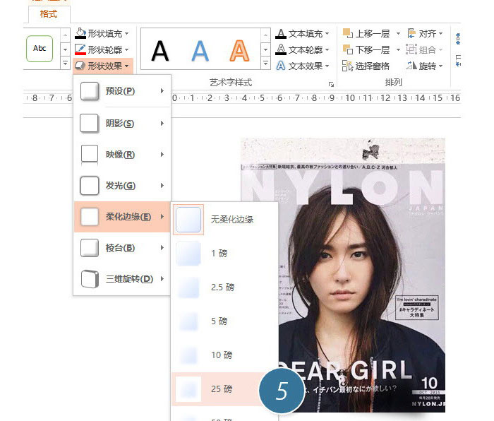 PPT制作出有設計感圖片陰影效果具體操作步驟