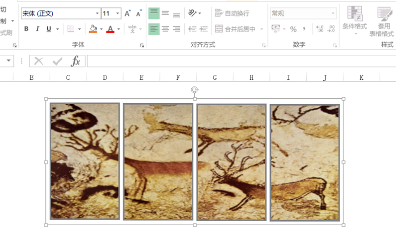 Excel制作出壁畫效果詳細(xì)操作方法