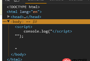 javascript - 在<script>標簽中輸出</script>的疑問