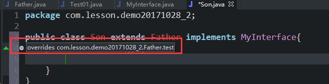java 父類子類有同名方法時如何調用的實現