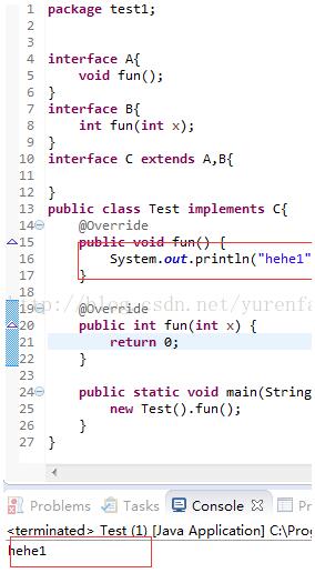 淺談Java 繼承接口同名函數問題
