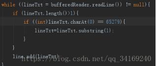 java讀取文件:char的ASCII碼值=65279,顯示是一個空字符的解決