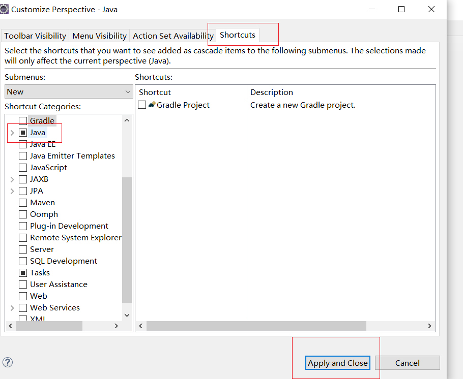 Eclipse新建項目不可選擇Java Project問題解決方案