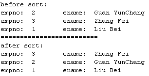 詳解java Collections.sort的兩種用法