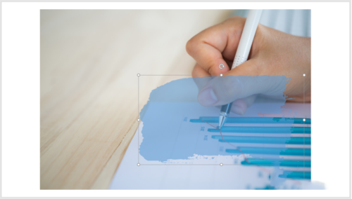 PPT制作出筆刷填充圖片效果具體操作方法