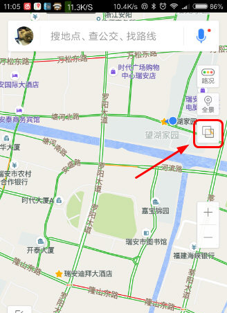 在百度地圖里打開旅游地圖的基礎操作