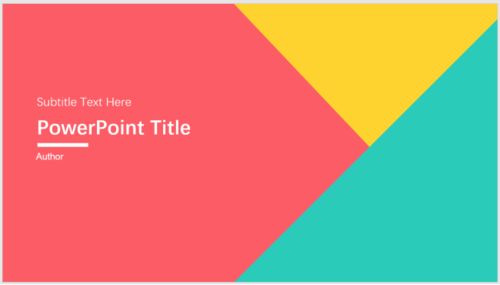 使用PPT制作出主題色色塊型封面的詳細操作方法