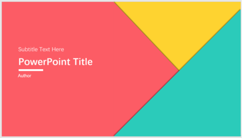 使用PPT制作出主題色色塊型封面的詳細操作方法