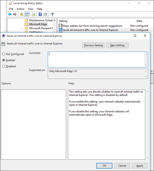 Win 10 Edge瀏覽器可兼容IE網站,為照顧企業用戶