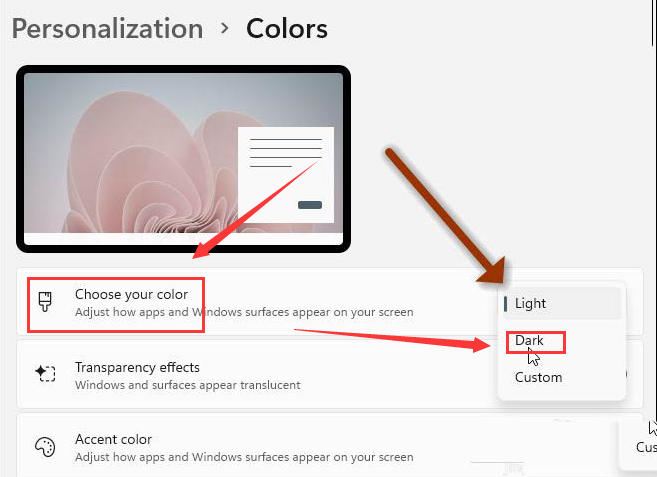 Windows11黑暗模式開啟方法介紹