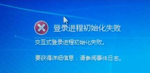 win7電腦中出現(xiàn)登陸進程初始化失敗的詳細解決方法