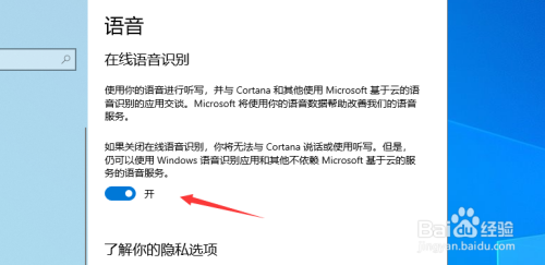win10在線語音識別功能開啟教程