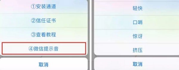 蘋果手機中更改微信提示音具體操作步驟