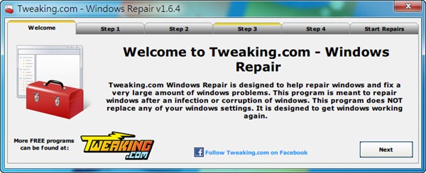 windows repair的詳細(xì)使用操作講解