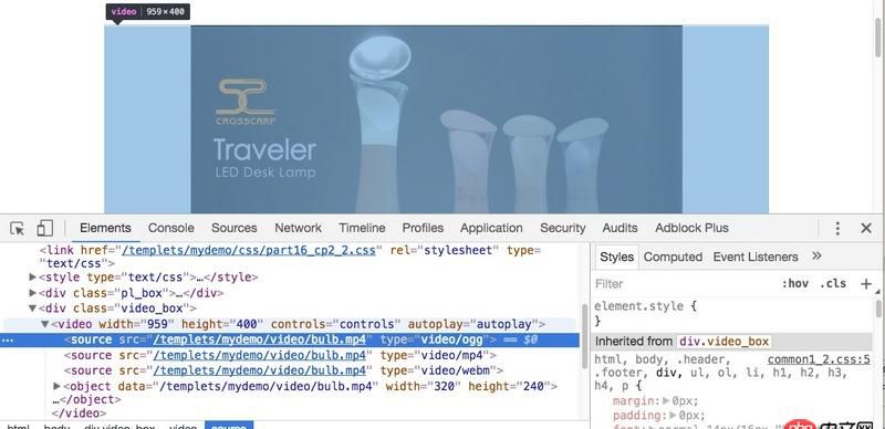 html5 - video標(biāo)簽怎么控制播放內(nèi)容的寬高？