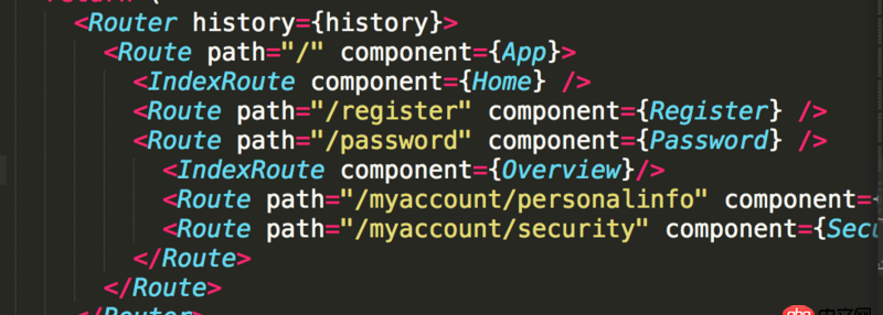 javascript - react-router多層嵌套刷新不出來界面