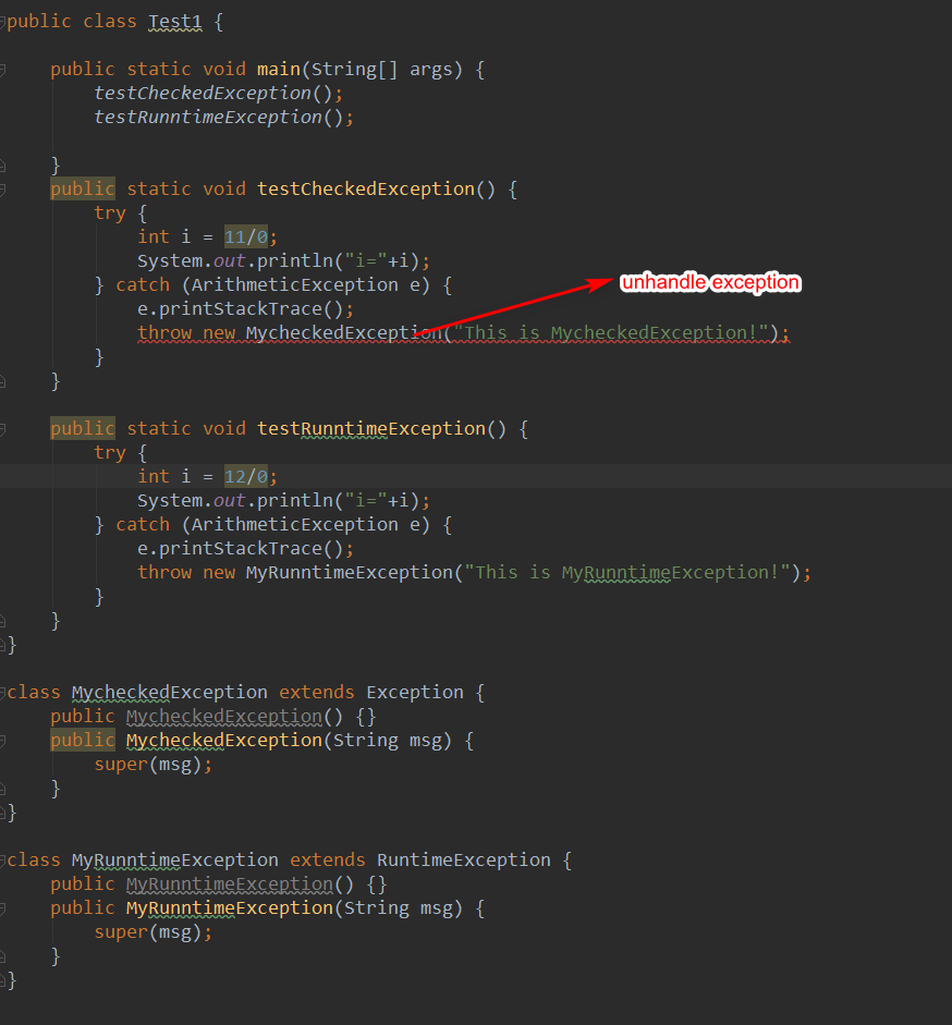 Java throw和throws使用區(qū)別分析