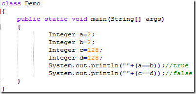 Java包裝類原理與用法實例分析