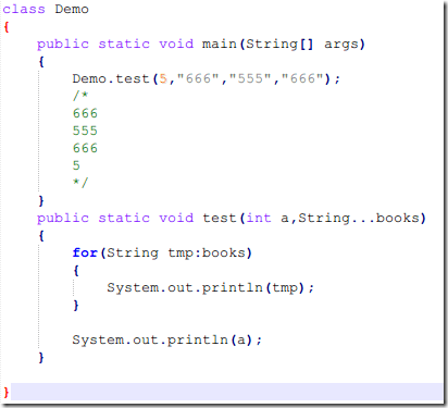 JAVA函數的定義、使用方法實例分析