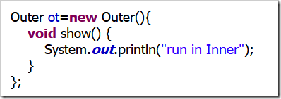 Java匿名類，匿名內(nèi)部類實(shí)例分析