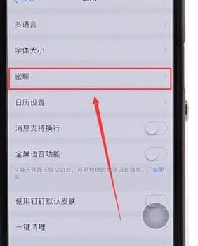 釘釘設置密聊操作流程