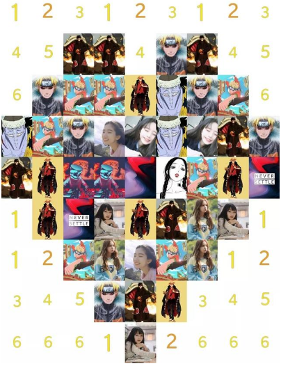 朋友圈愛心形配圖如何弄 微信朋友圈九宮格心形拼圖方法介紹