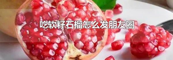 吃軟籽石榴怎么發朋友圈
