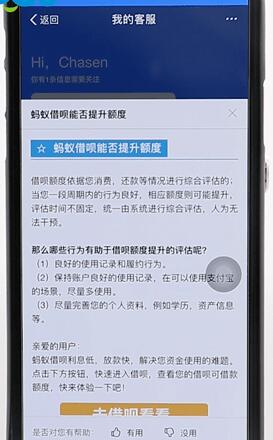 支付寶螞蟻借唄提升額度基礎(chǔ)操作