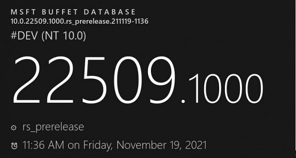 新版win11 Build 22509發布 調整菜單任務欄布局等