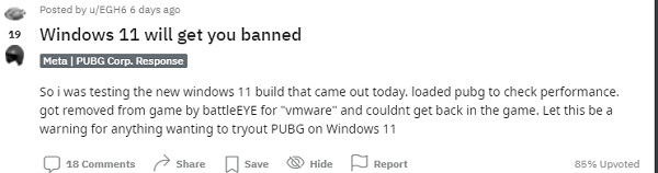 win11玩游戲封號解決方法