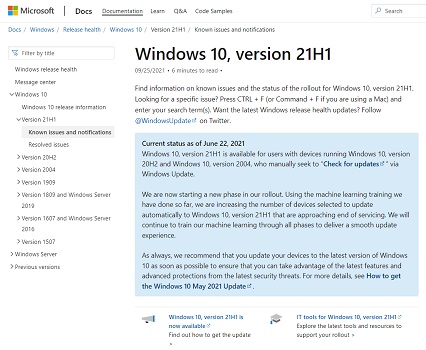 win10 KB5005101更新被撤回 因為會導致程序無法打開