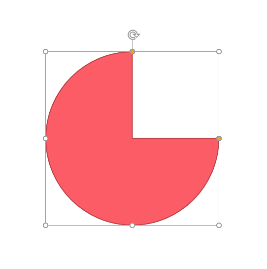 PPT制作出不完整餅圖示意圖的具體操作方法