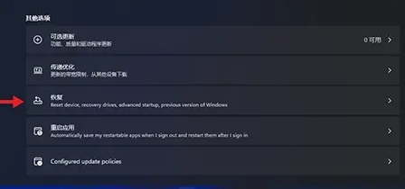 win11點(diǎn)擊回滾沒有反應(yīng)解決方法
