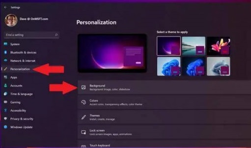 win11改桌面背景詳細教程