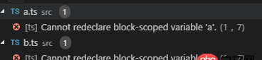 javascript - typescript 使用const 報Cannot redeclare block-scoped variable