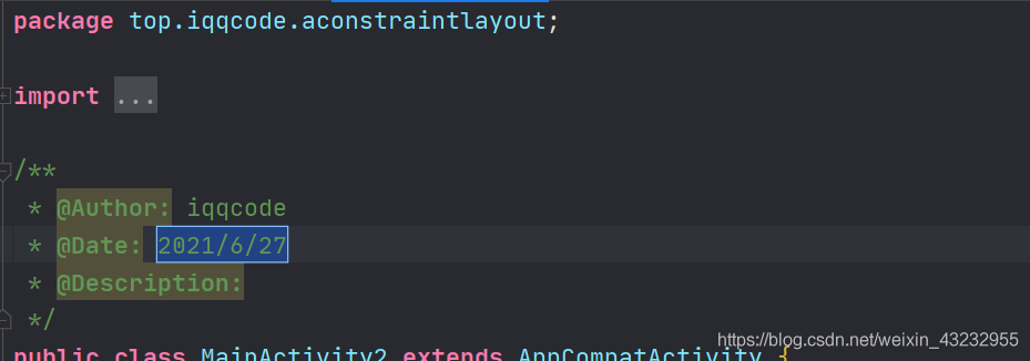 Android Studio如何為Activity添加自定義注解信息